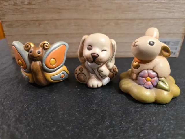 Animaletti Thun: Farfalla, Cane e Coniglio