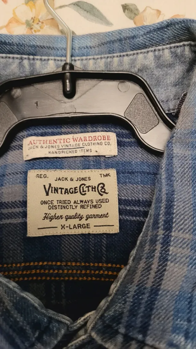 Camisa de cuadros Jack & Jones Talla XL