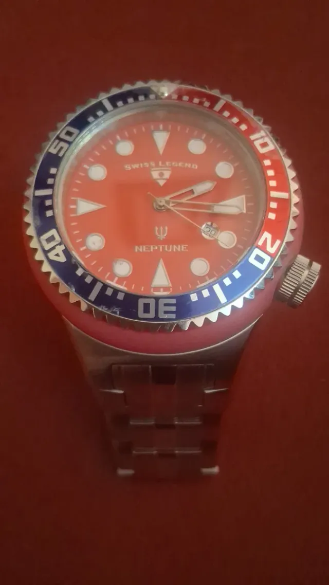 Reloj Swiss Legend Neptune Naranja
