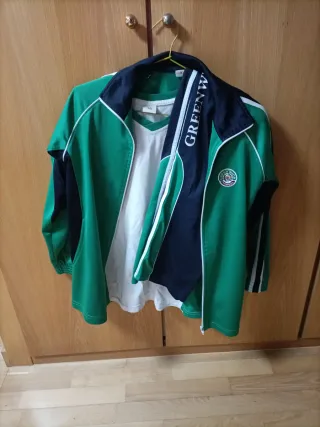 Chándal Greenwich Talla 14 Verde y Azul