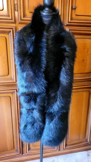 Pelliccia ecologica nera