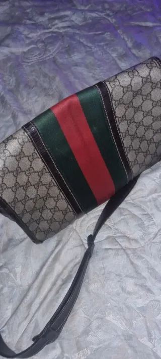 Borsello Gucci(originale) Beige/Marrone Monogram