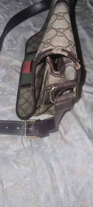 Borsello Gucci(originale) Beige/Marrone Monogram