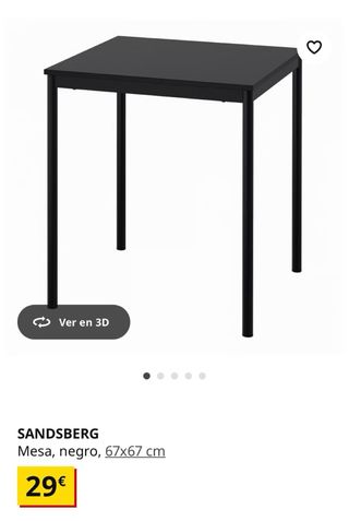 Mesa y 2 sillas comedor