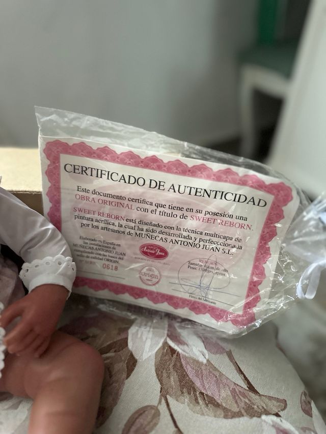 Muñeca Antonio Juan Bebé Reborn con certificado