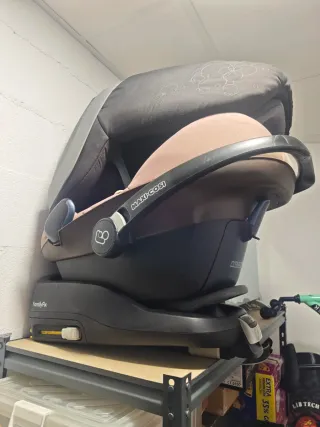 Silla coche Maxi-Cosi FamilyFix pebble+bebeconfort