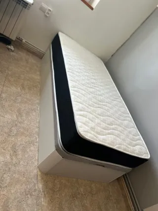 Letto a scomparsa singolo in legno Canapé Canapé