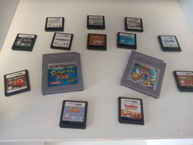 Lote de juegos Nintendo DS y Game Boy Advance