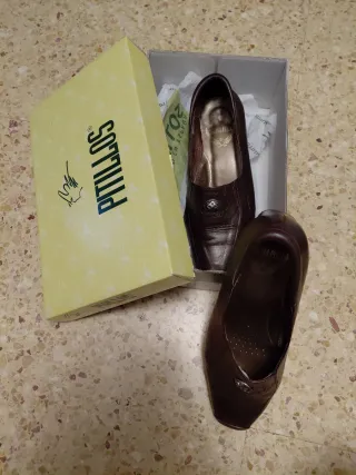 Zapatos Pitillos Marrones Talla 37