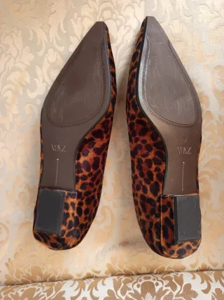 Zapatos Leopardo Zara Talla 39