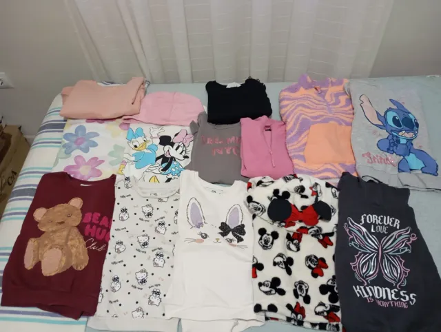 Lote 10 sudaderas niña 5 ,6 años