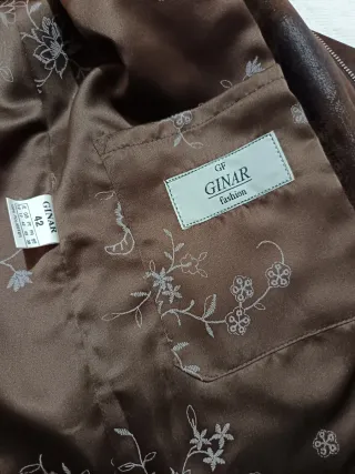 Cazadora polipiel/ antelina