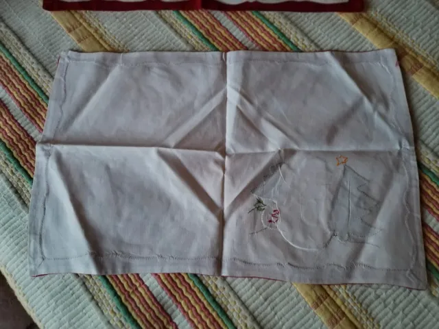 Conjunto 2 Panos Tabuleiro Natal Boneco Neve