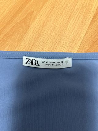 Top Zara azul Talla M