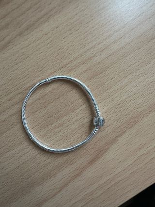 Pulsera Pandora Plata. Talla 19
