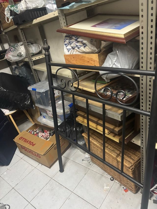 Cabecero de forja negro