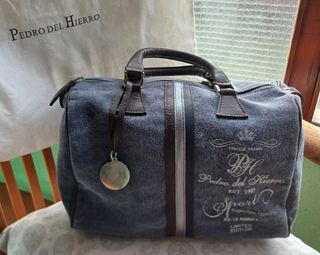Bolso Pedro del Hierro azul y gris