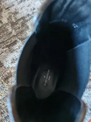 Stivaletti Louis Vuitton Beaubourg Pelle Nera