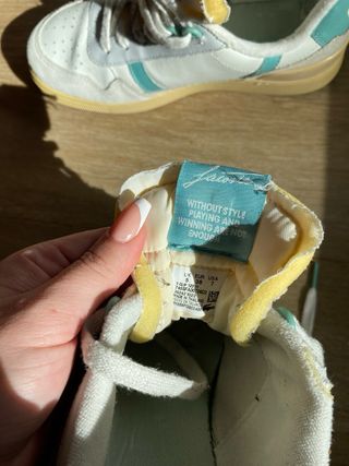 Tenis Lacoste Blanco y Turquesa