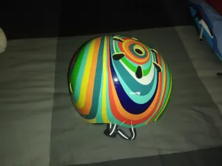 Casco de esquí multicolor