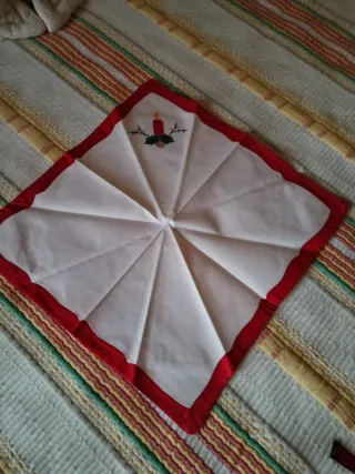 3 Guardanapos de Pano Natal