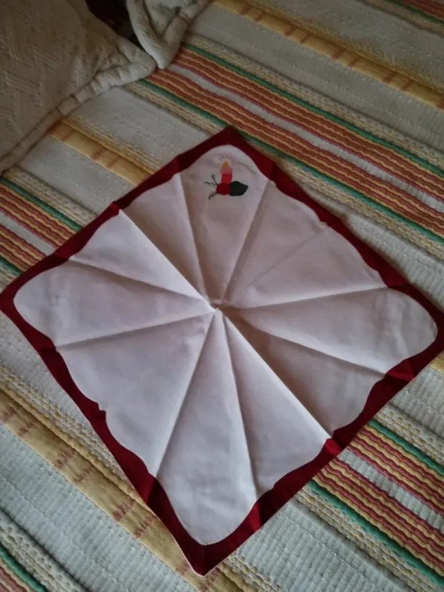 3 Guardanapos de Pano Natal