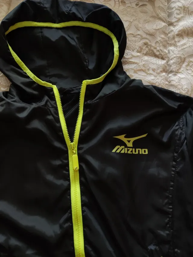 Cortavientos Mizuno Negro Talla M