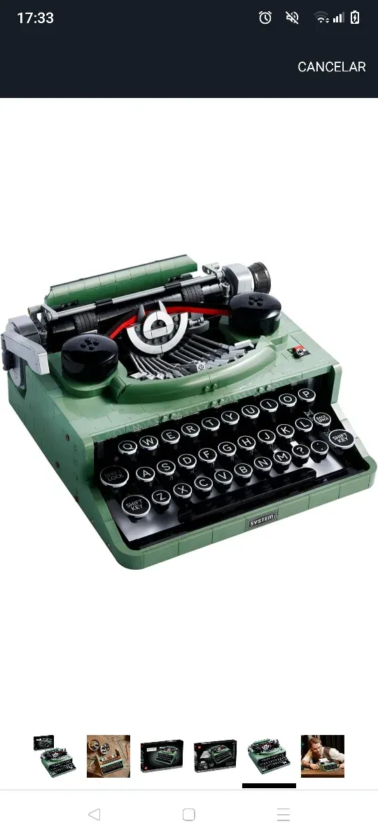 LEGO Ideas Máquina de Escribir 21327