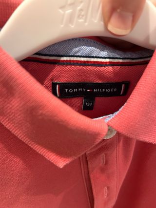 Polo Tommy Hilfiger niño rosa