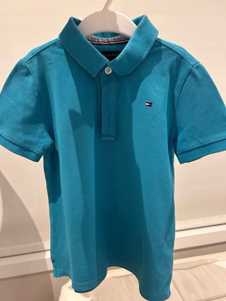 Polo Tommy Hilfiger niño rosa