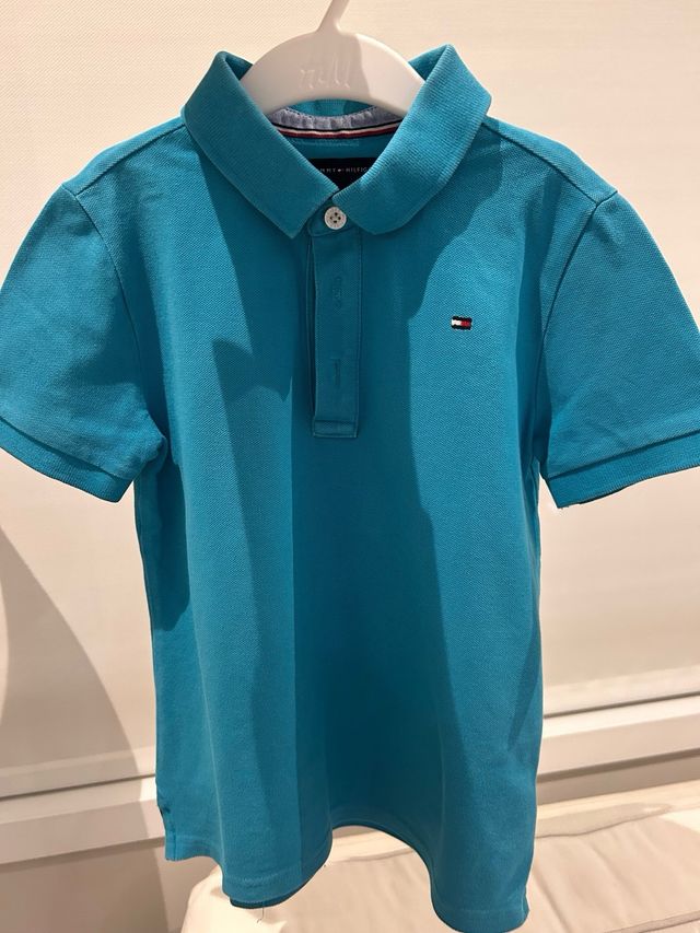 Polo Tommy Hilfiger niño rosa