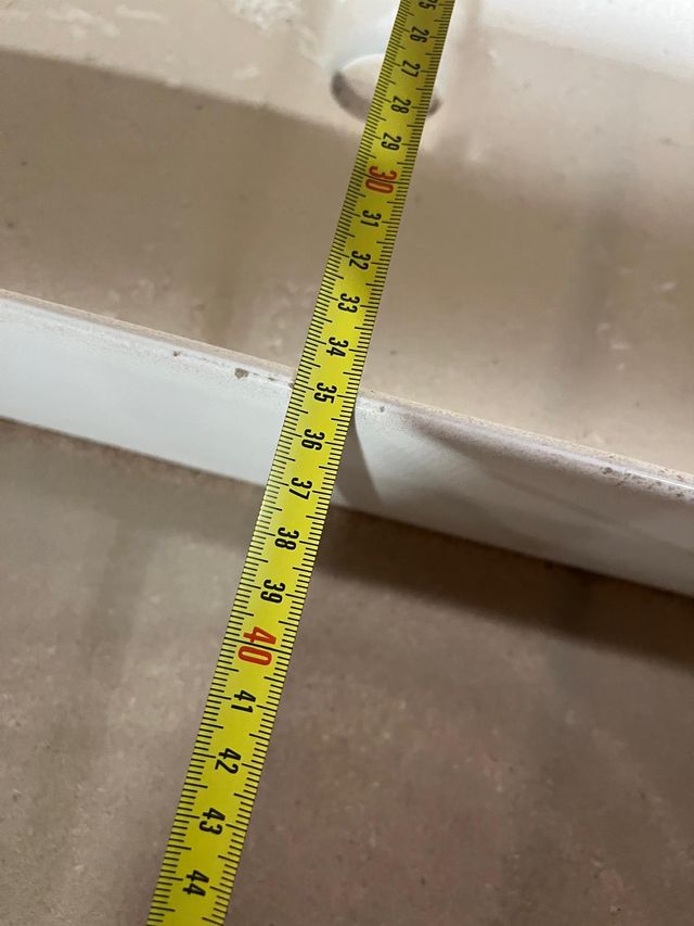 Lavabo sobre encimera blanco