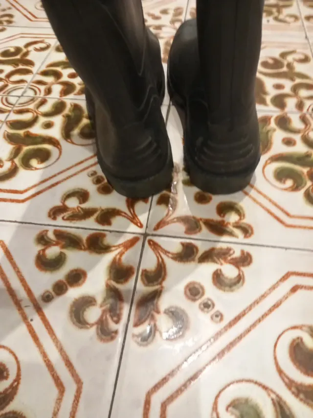 Botas de agua hombre negras