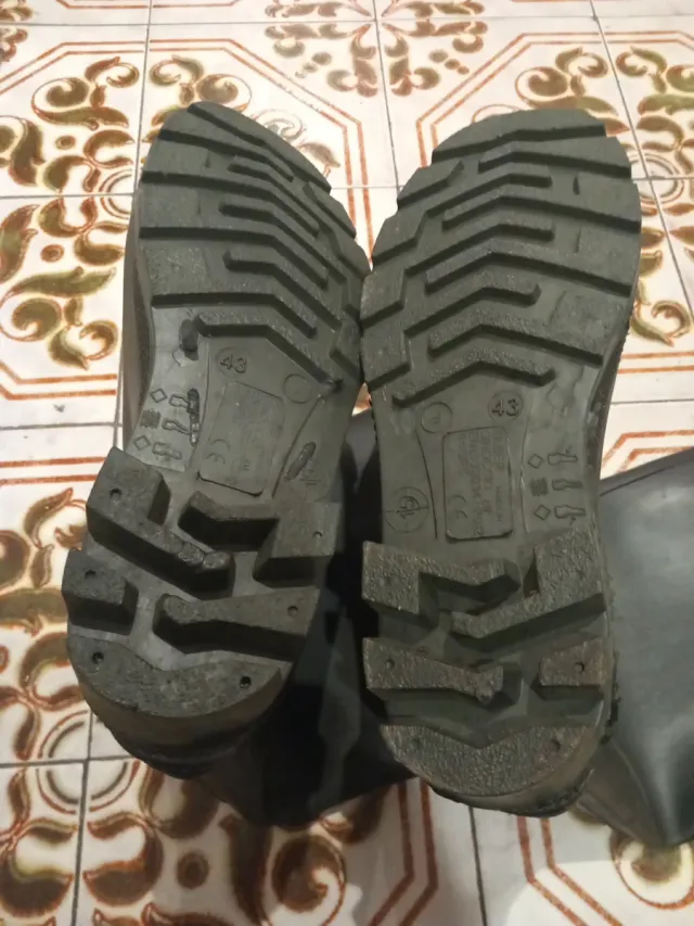 Botas de agua hombre negras