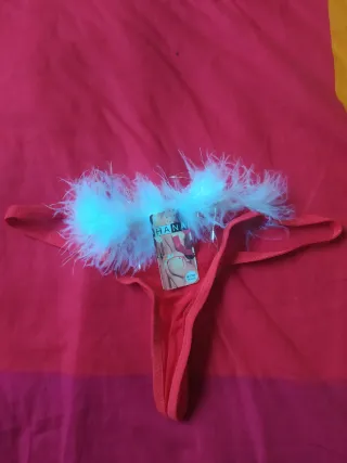 Tanga sexy navidad rojo