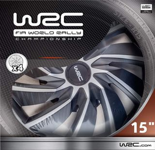 WRC 4 Tapacubos 15 Turbo Bicolor