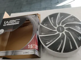 WRC 4 Tapacubos 15 Turbo Bicolor