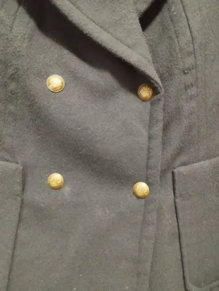 Chaqueta azul marino doble abotonadura