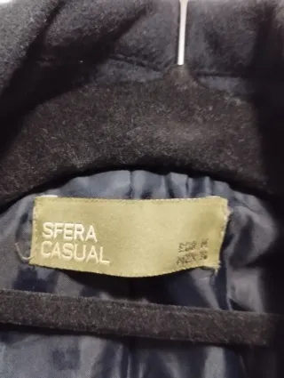 Chaqueta azul marino doble abotonadura