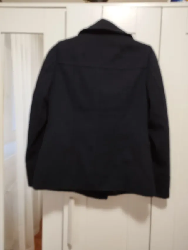 Chaqueta azul marino doble abotonadura