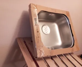 Fregadero IKEA FYNDIG Acero Inox(40x46x15)-NUEVO!