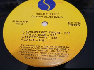 CLIMAX BLUES BAND -GOLD PLATED- (1976) LP DISCO