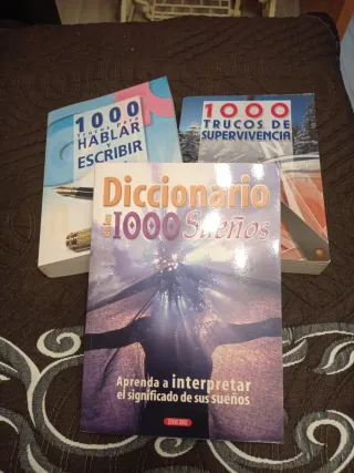 Lote 3 libros: Diccionario Sueños, Trucos Hablar