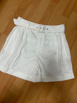 Shorts blancos Pedro del Hierro Talla S
