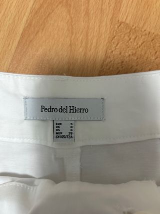 Shorts blancos Pedro del Hierro Talla S