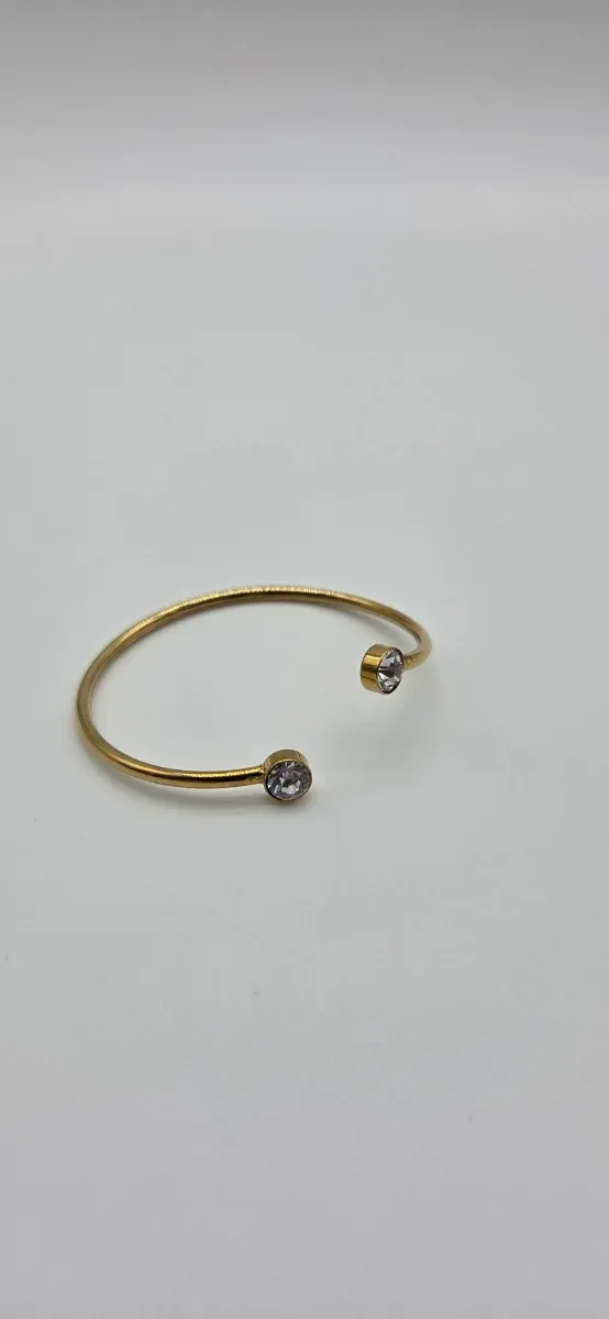 Pulsera Acero Quirúrgico con Circonitas