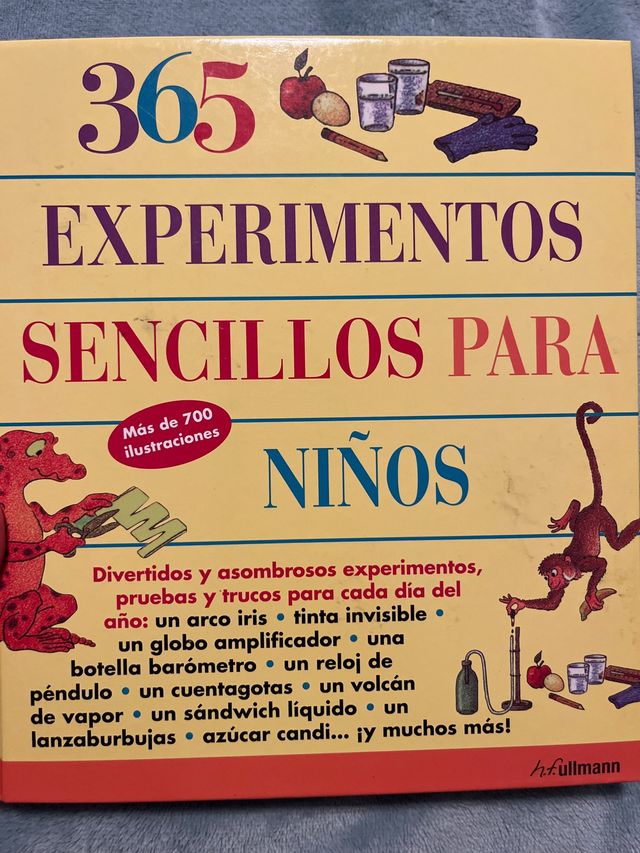 365 EXPERIMENTOS SENCILLOS PARA NIÚOS