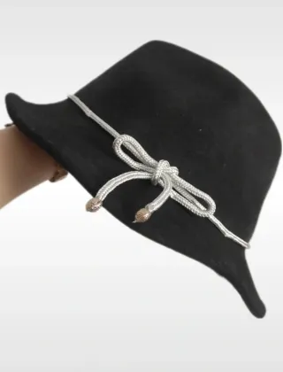 Sombrero Lana Natural El Corte Inglés Negro