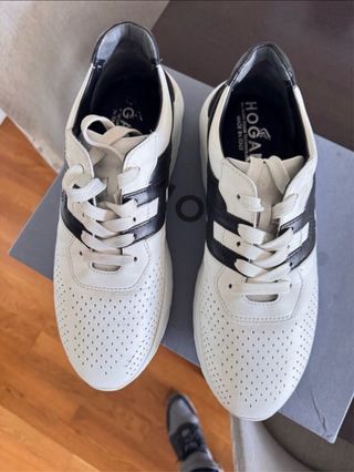 Zapatillas Hogan T43 Blanco y Negro