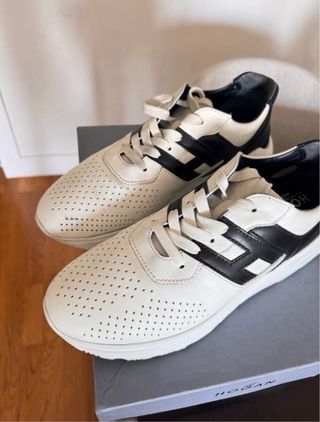 Zapatillas Hogan T43 Blanco y Negro